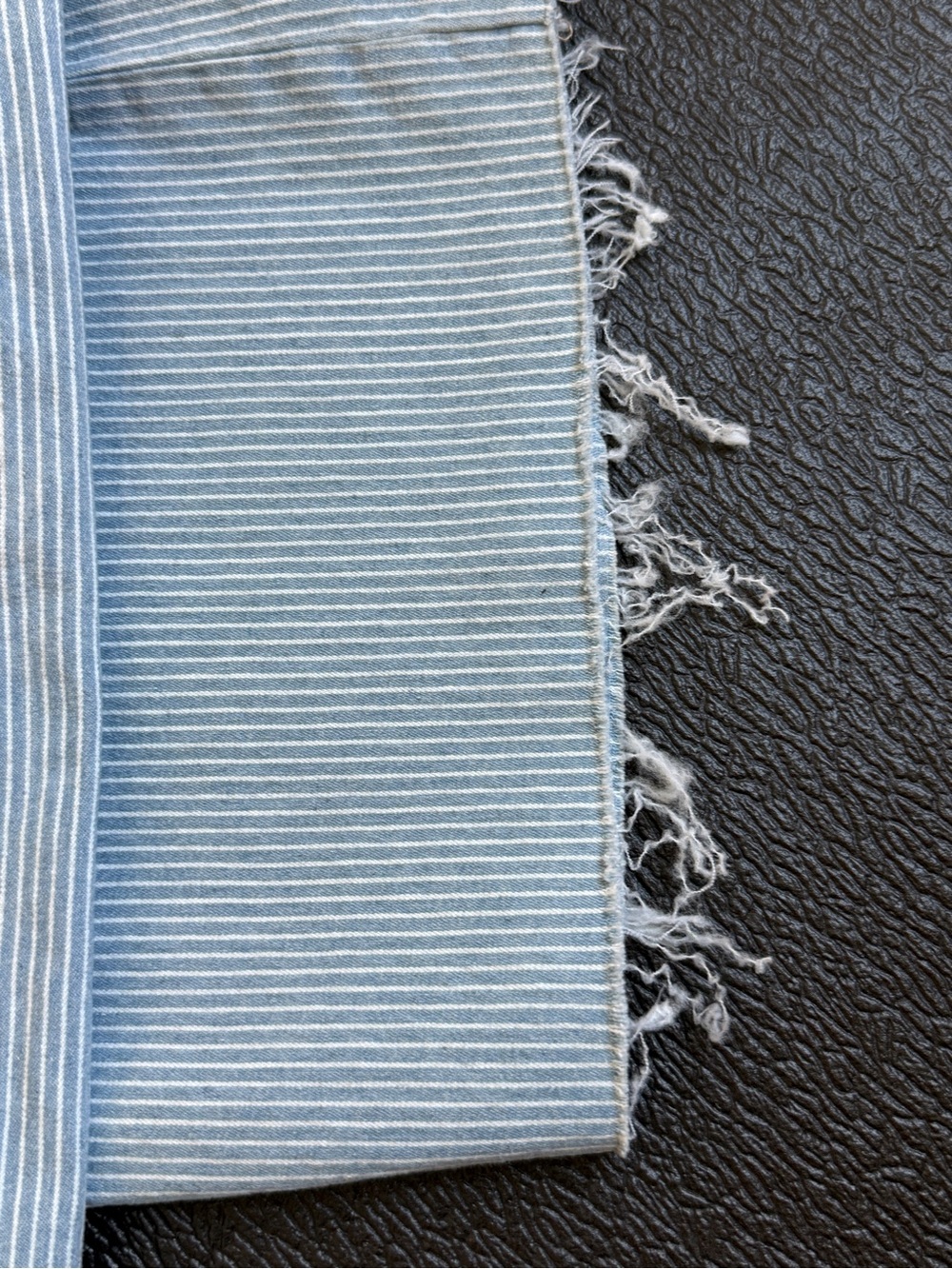 Dear John Fiona Wide Leg High-Waist Jeans in Light Blue Stripe 29 - Picture 4 of 8